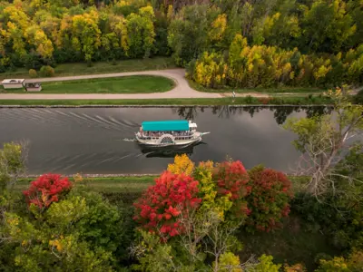 Ferry on Trent Severn Waterway - The Kawarthas